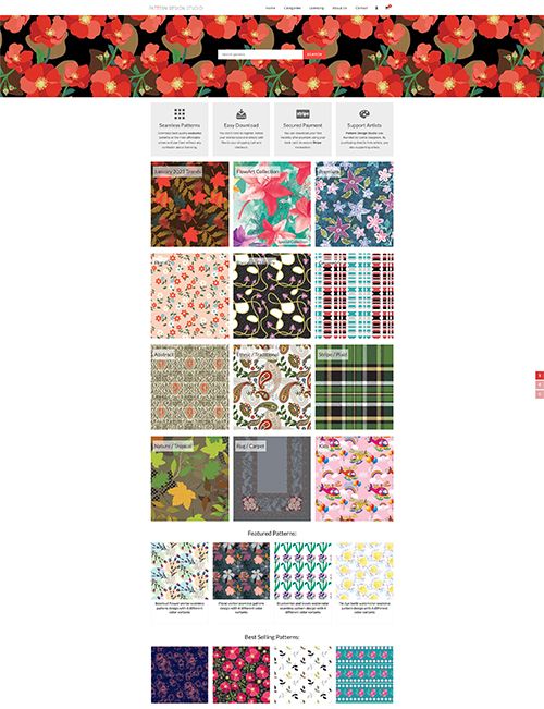 Pattern Design Studio Web Site Projesi